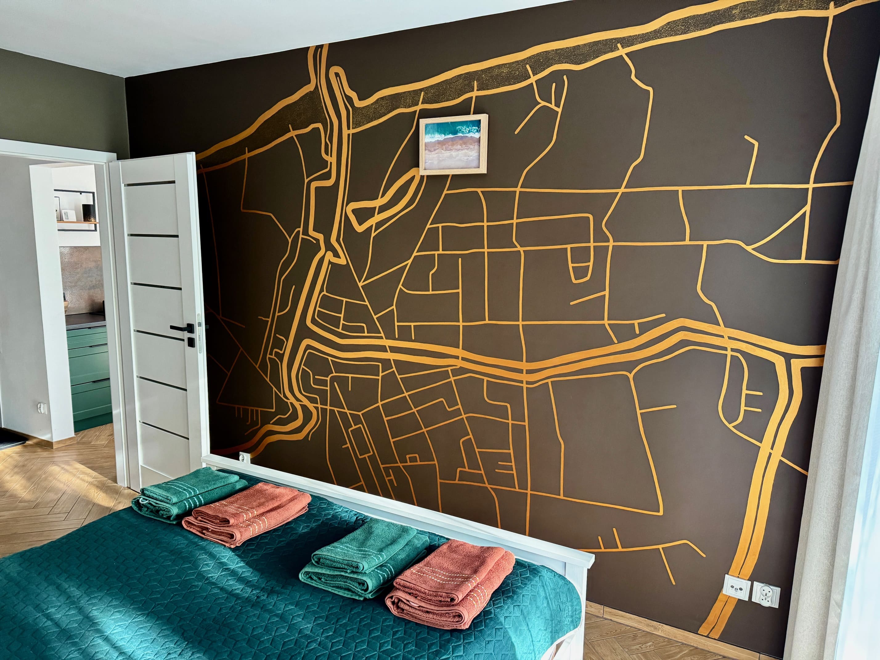 Sypialnia apartament plaza